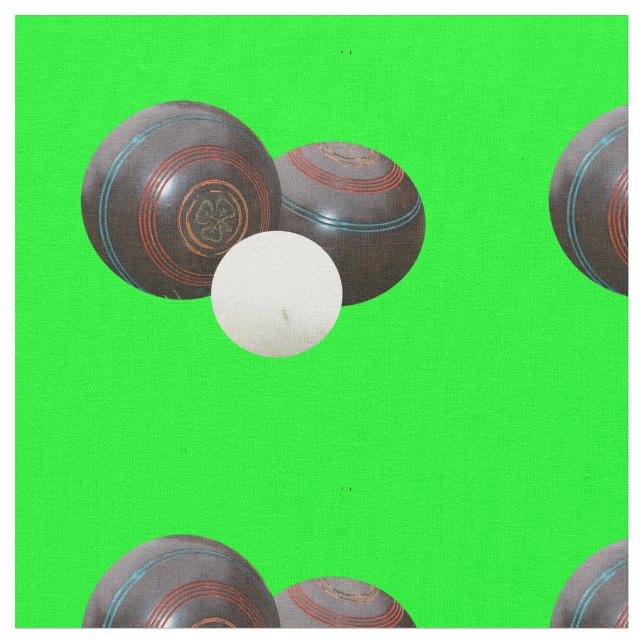 Tela Bolas De Césped Vintage Y Jack, (De cerca)