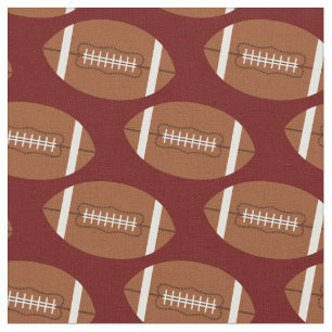 Tela Bolas de fútbol Maroon Burgundy