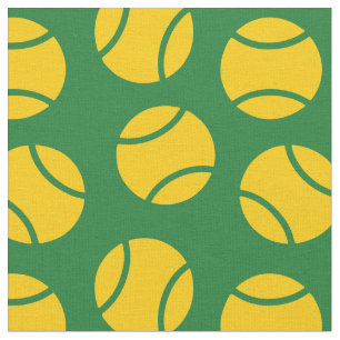 Tela Bolas de tenis sobre fondo verde