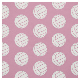 Tela bolas de voleibol en rosa o cualquier tipo de patr