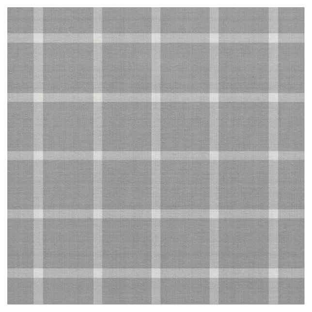 Tela Bold Charcoal & White Check with Gray Accents (De cerca)