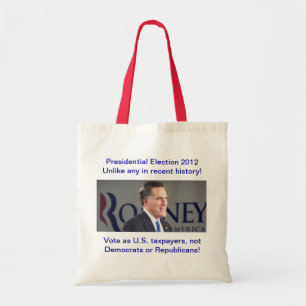 Tela Bolso 2012 de la foto de Romney de la elección