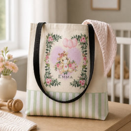 Tela Bolso Amarillo Personalizado de Jirafa Bebé