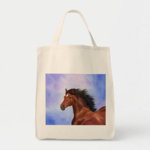 Tela Bolso andaluz del caballo de Brown