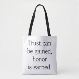 Tela Bolso bandolera de confianza y honor