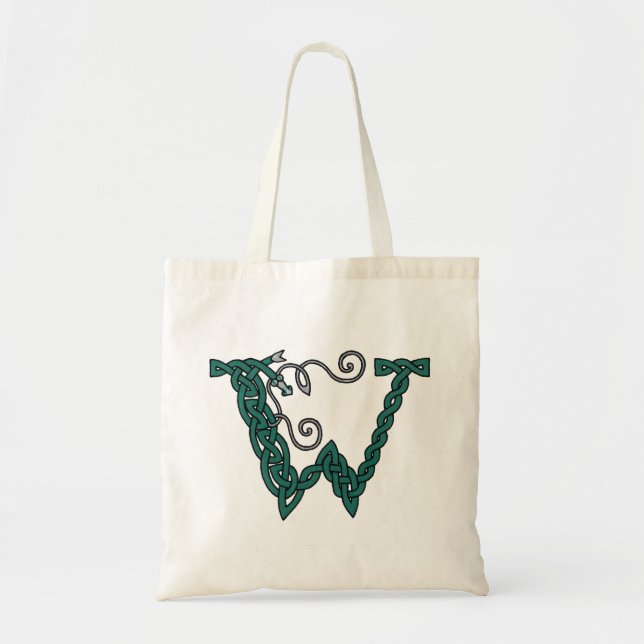 Tela Bolso céltico de la letra W (Frente)
