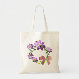Tela Bolso de 2 diseños Wreath & Bell