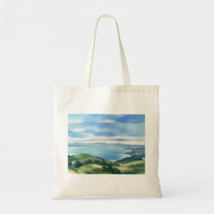 Tela Bolso de acuarela costera