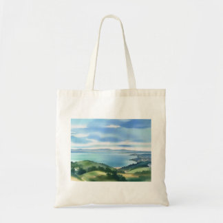 Tela Bolso de acuarela costera