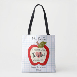 Tela Bolso de agradecimiento para una profesora verdade