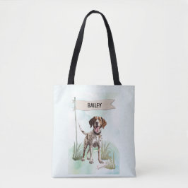 Tela Bolso de agua Pointer Personalizado Perro