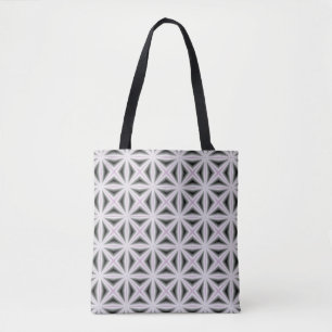 Tela bolso de aleta de diamantes de mosaico