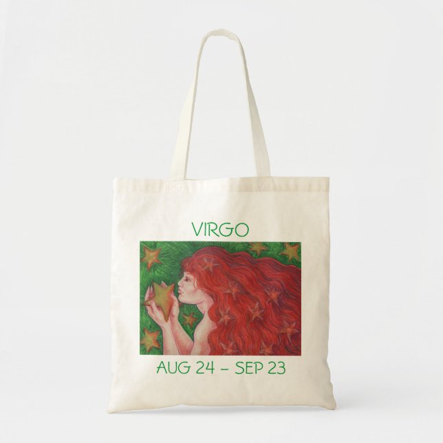 Tela Bolso de aleta de Virgo Zodiac (Frente)