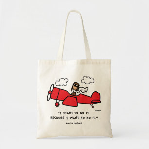 Tela Bolso de Amelia Earhart
