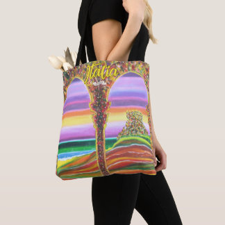Tela Bolso de Arte de Castillo Italiano en el Mar