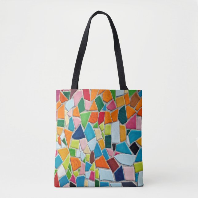 Tela bolso de baldosas mosaico (Anverso)