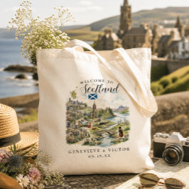 Tela Bolso de bienvenida de bodas personalizado de Esco