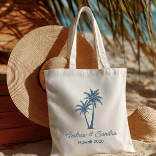 Tela Bolso de bienvenida personalizado para boda con pa