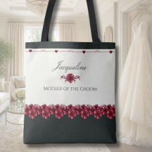 Bolso de bodas de madre del novio en color burdeos