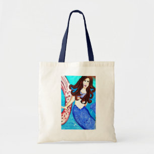 Tela bolso de brunette mermaid