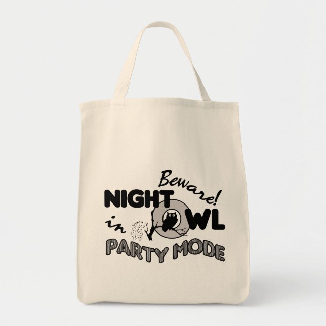 Tela Bolso de búho nocturno (Frente)