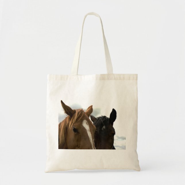 Tela bolso de caballo del amor (Frente)