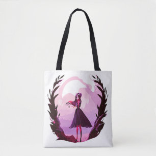 Tela bolso de chica tote de caramelo de anime