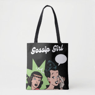 Tela bolso de chismes chica tote