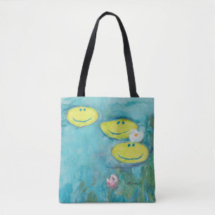 Tela Bolso de Claude Monet Caras Felices