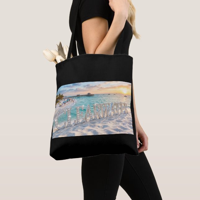Tela Bolso de Clearwater Beach Florida (Detalle)