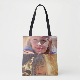 TELA BOLSO DE COLAGE DE FOTO PERSONALIZADO DE MODA