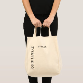 Tela Bolso de compra reutilizable personalizado de esti