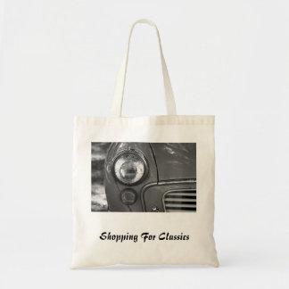 Tela bolso de compras clásico del coche