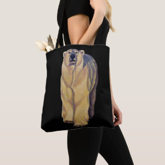 Tela Bolso de compras de arte de oso polar Arte de vida