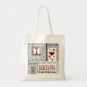 Tela Bolso de compras de Barcelona