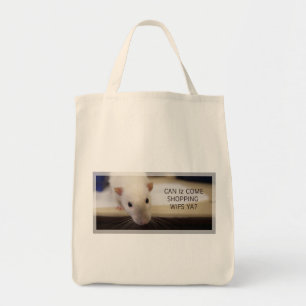 Tela Bolso de compras de lujo de la rata