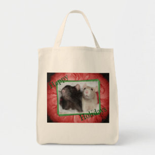 Tela Bolso de compras de Rattie del día de fiesta