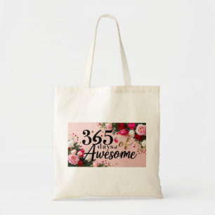 Tela Bolso de compras de tote con la cuenta regresiva d