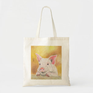 Tela Bolso de compras del cochinillo