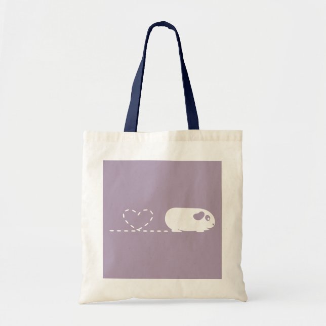 Tela Bolso de compras del conejillo de Indias del (Frente)