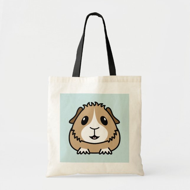 Tela Bolso de compras del conejillo de Indias del (Frente)
