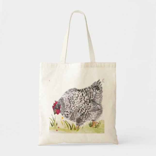 Tela Bolso de compras del pollo de la gallina de Maria (Frente)