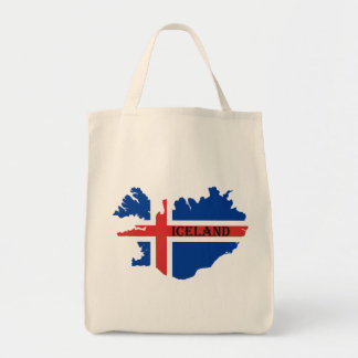 Tela Bolso de compras del recuerdo con el mapa y la
