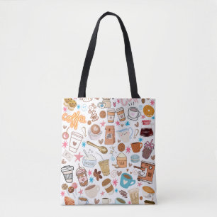 Tela Bolso de Compras para Amantes del Café