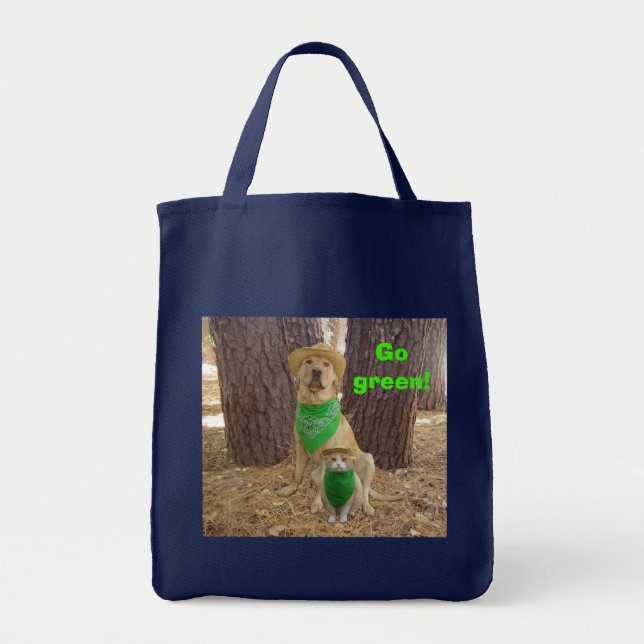 Tela Bolso de compras reutilizable (Frente)