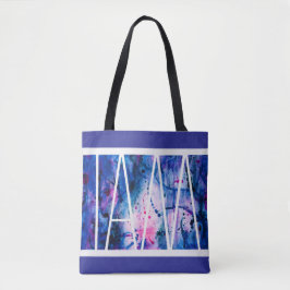 Tela Bolso de Compras Tote con Mensaje "YO SOY"