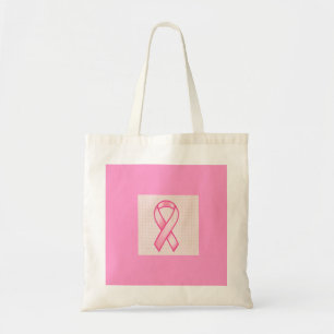 Tela Bolso de Concientización sobre el Cáncer de Mama