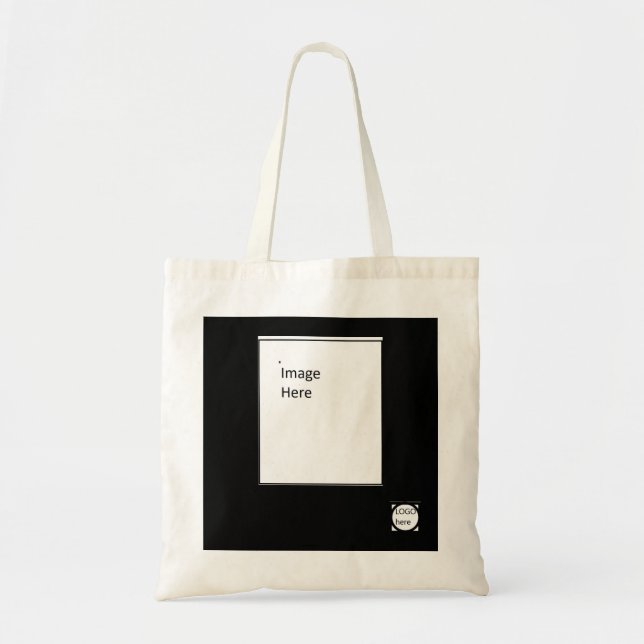 Tela Bolso de convención negro (Frente)