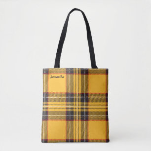 Tela Bolso de cuadros amarillo alegre