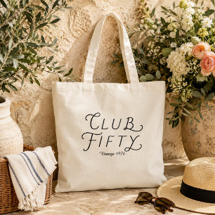 Tela Bolso de cumpleaños personalizado Club Fifty